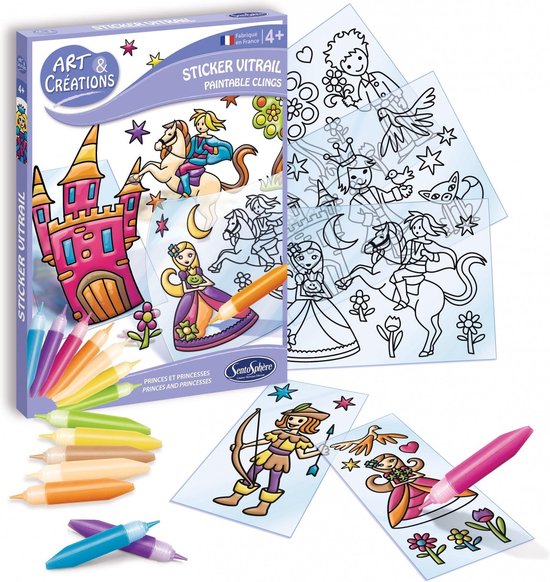 Art & Creations Stickers Prinsen en Prinsessen