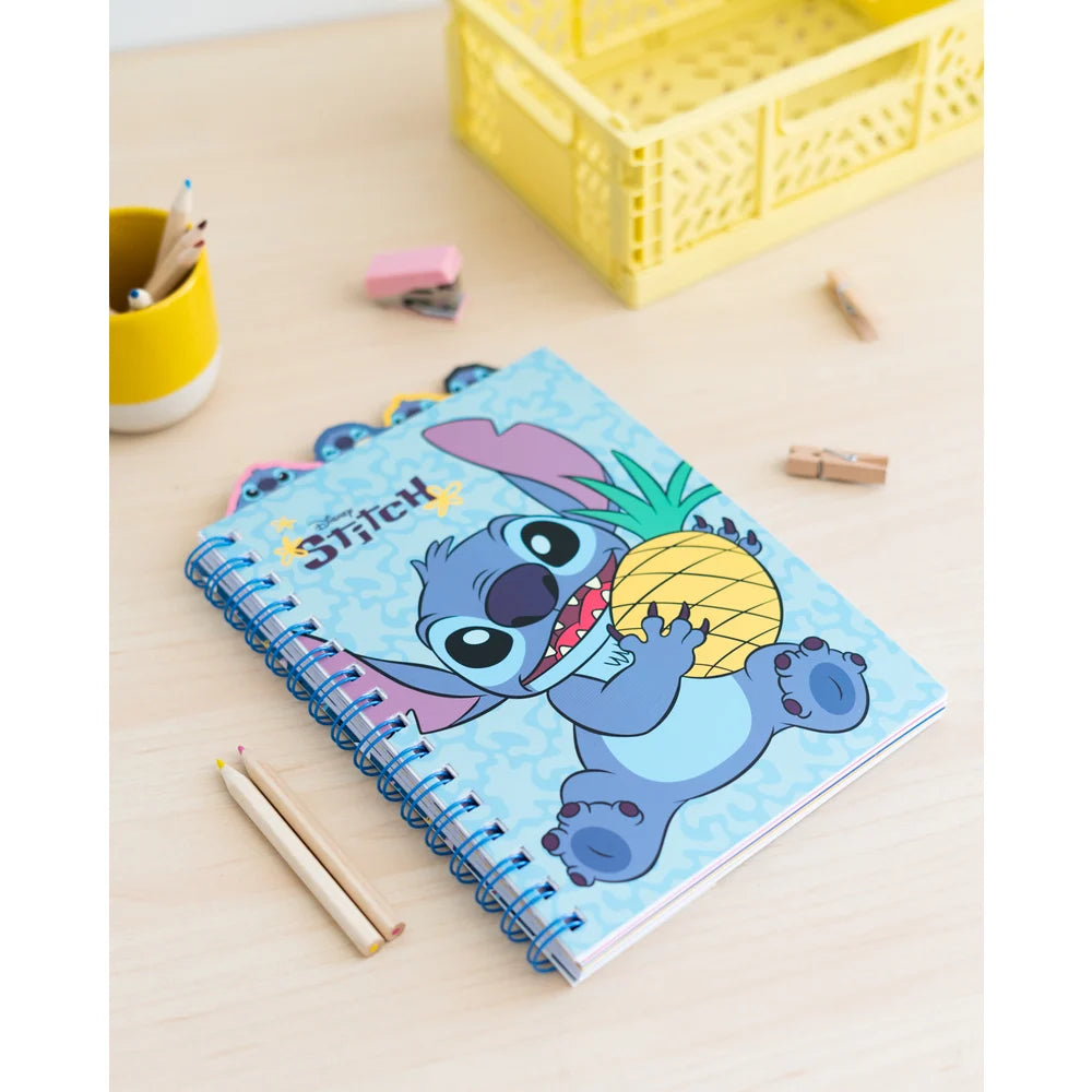 Disney Stitch Notebook with Dividers Size A5