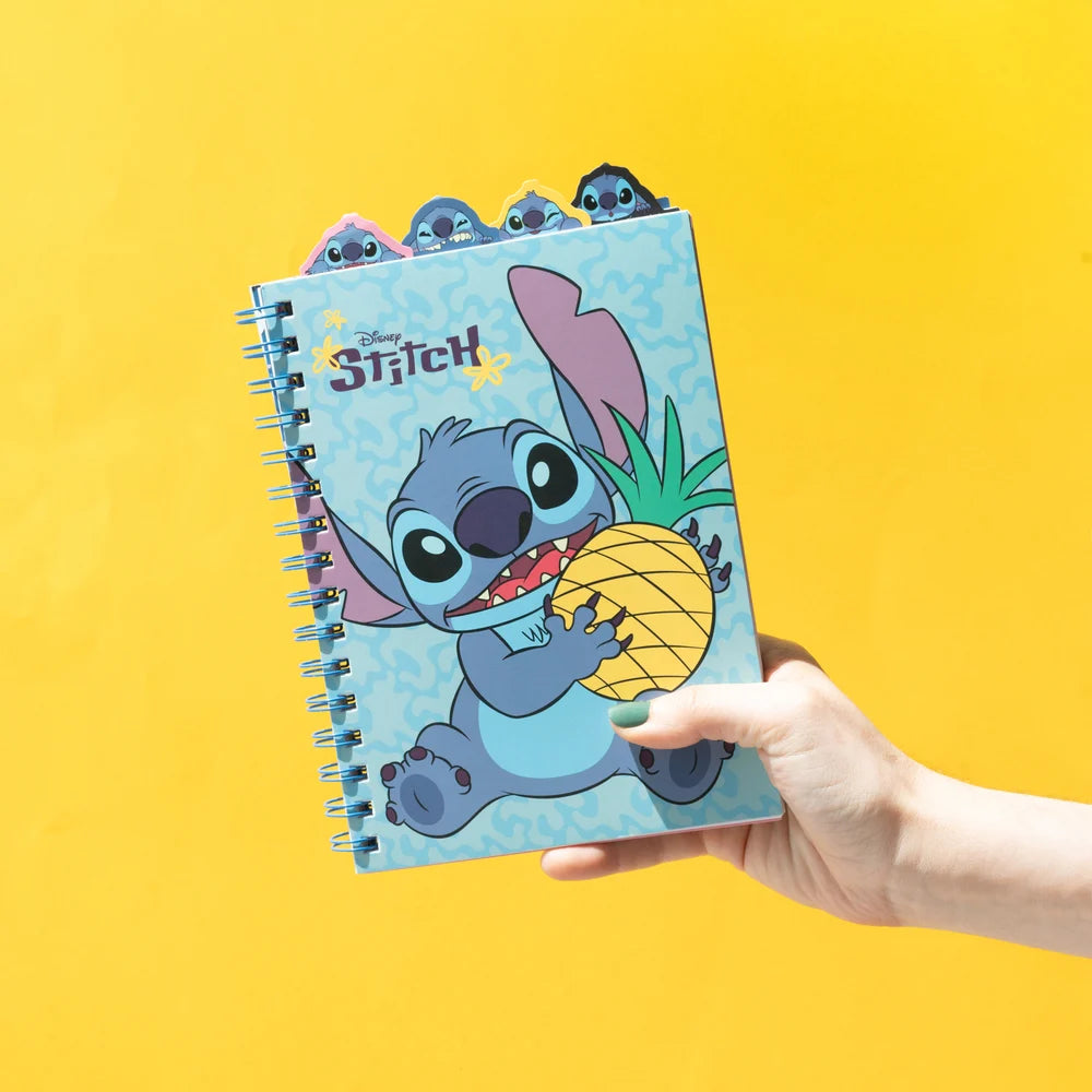 Disney Stitch Notebook with Dividers Size A5
