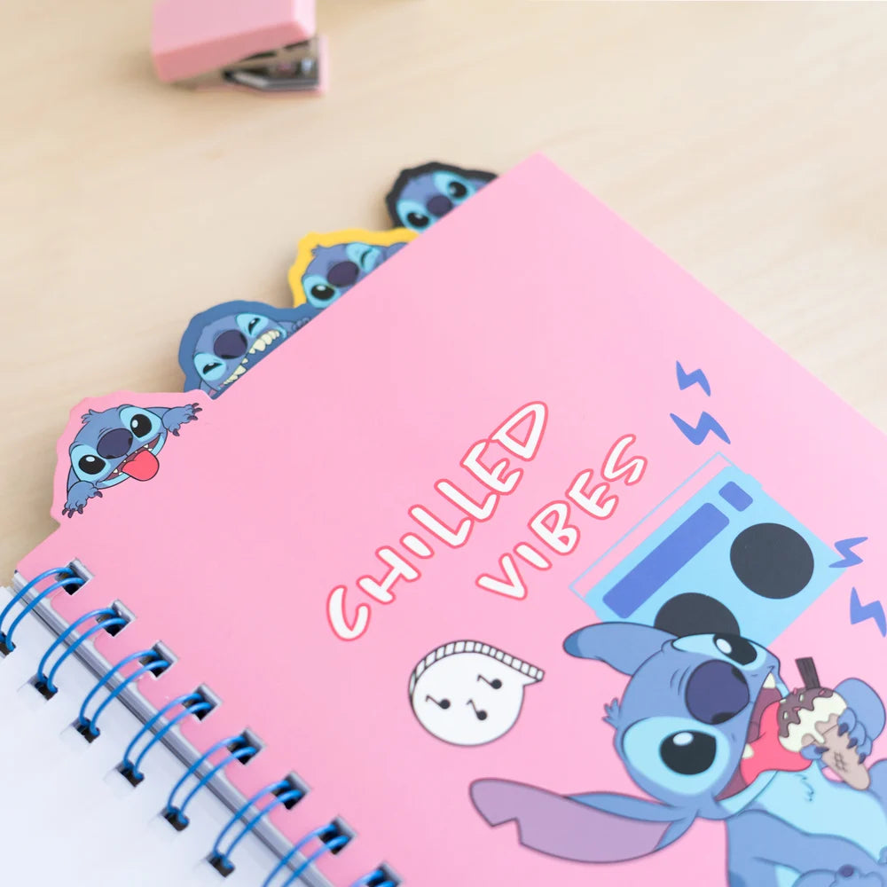 Disney Stitch Notebook with Dividers Size A5