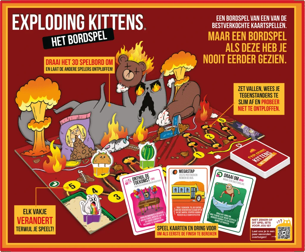 Exploding Kittens het bordspel