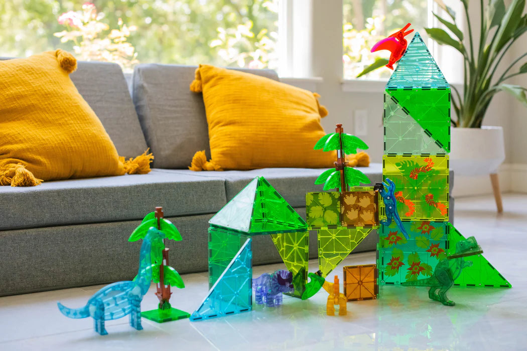 MAGNA-TILES® Dino World XL 50-delige set