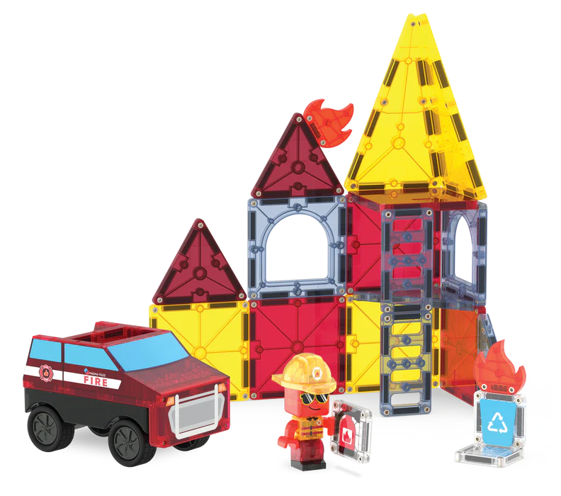 MAGNA-TILES® Fire Rescue 27-delige set
