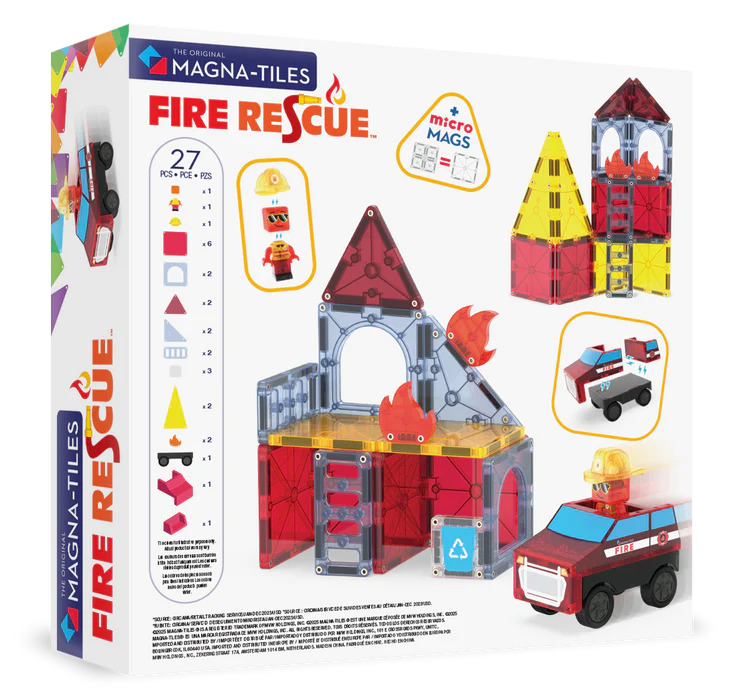 MAGNA-TILES® Fire Rescue 27-delige set