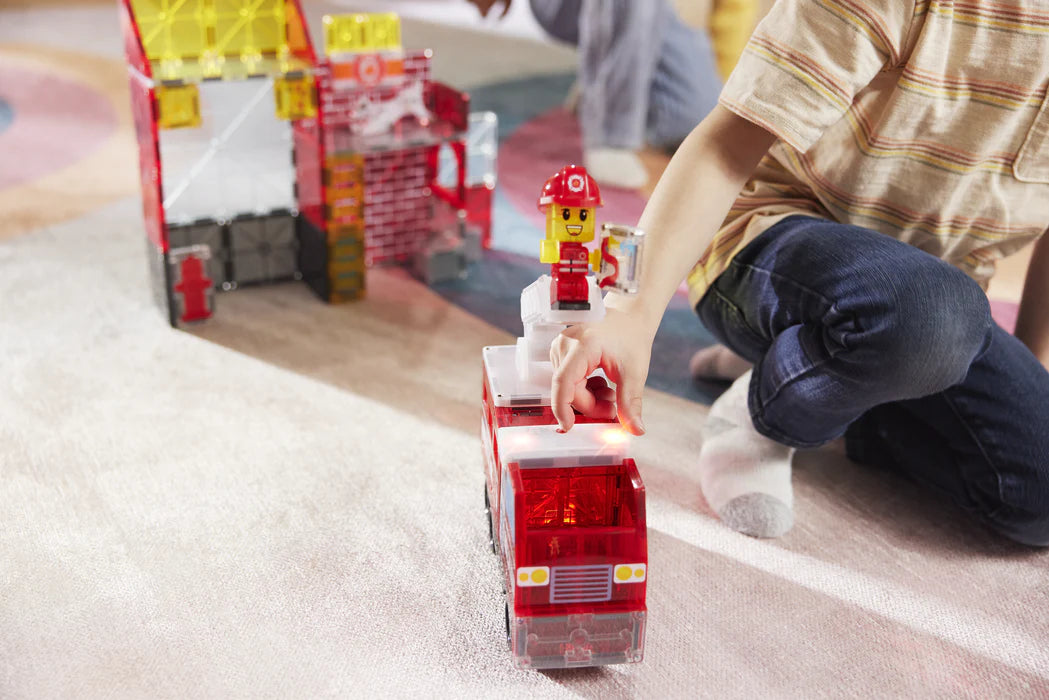 MAGNA-TILES® Fire Station 50-delige set