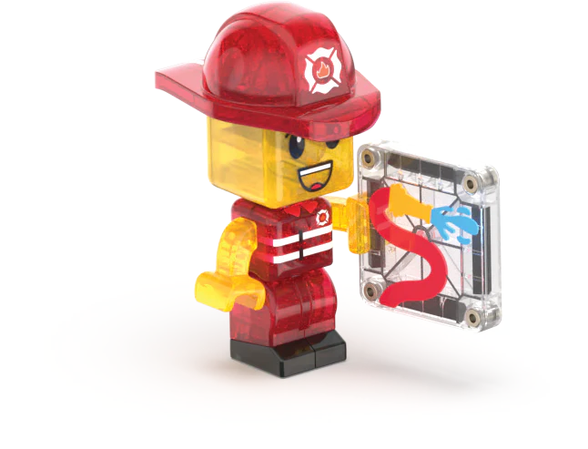 MAGNA-TILES® Fire Station 50-delige set