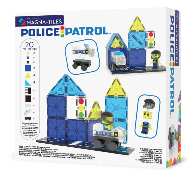 MAGNA-TILES® Police Patrol 20-delige set
