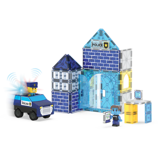 MAGNA-TILES® Police Station 35-delige set