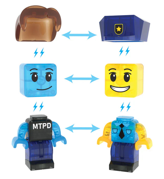 MAGNA-TILES® Police Station 35-delige set