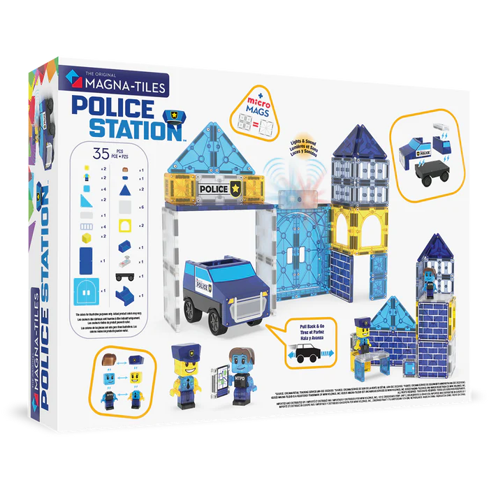 MAGNA-TILES® Police Station 35-delige set