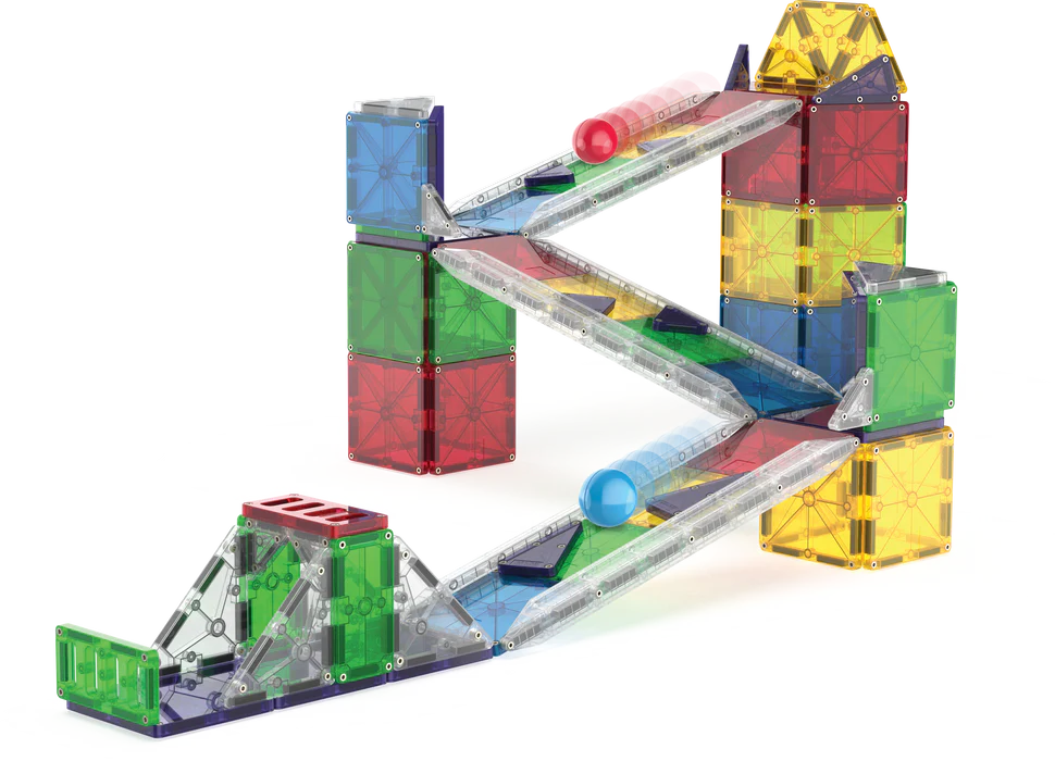 MAGNA-TILES® Rail Racers Deluxe 90-delige set