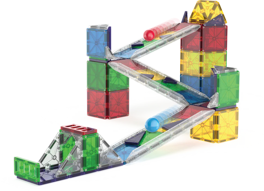 MAGNA-TILES® Rail Racers Deluxe 90-delige set