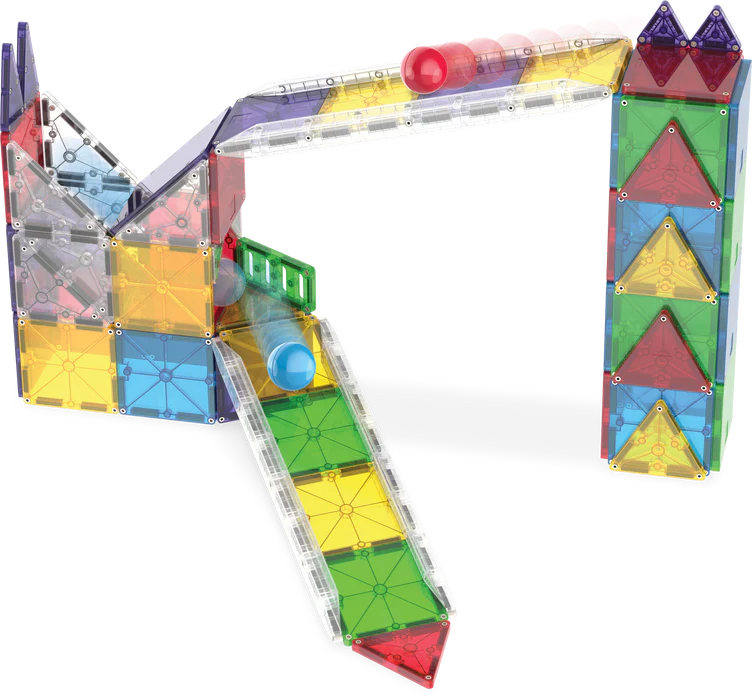MAGNA-TILES® Rail Racers Deluxe 90-delige set