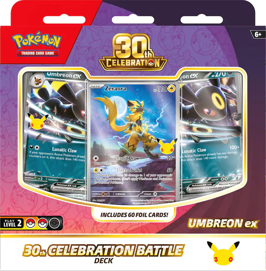 Pokémon 30th Celebration Battle Deck Umbreon ex