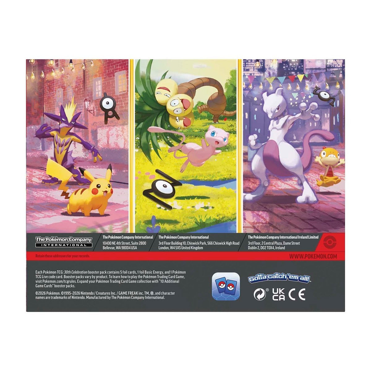 Pokémon 30th Celebration Mini Tins (10-Pack)