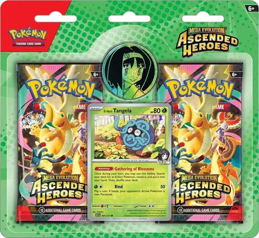 Pokémon Ascended Heroes 2-Pack Blister Erika’s Tangela