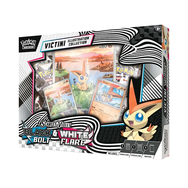 Pokémon Black Bolt and White Flare Victini Illustration Collection