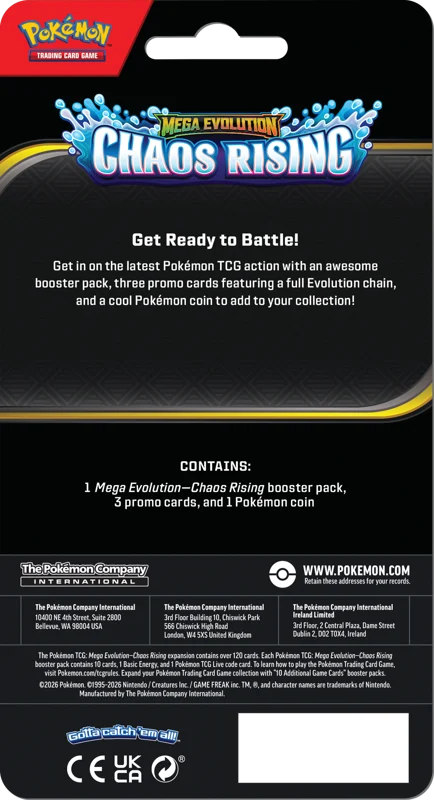 Pokémon Chaos Rising Premium Checklane Blister Pawmot