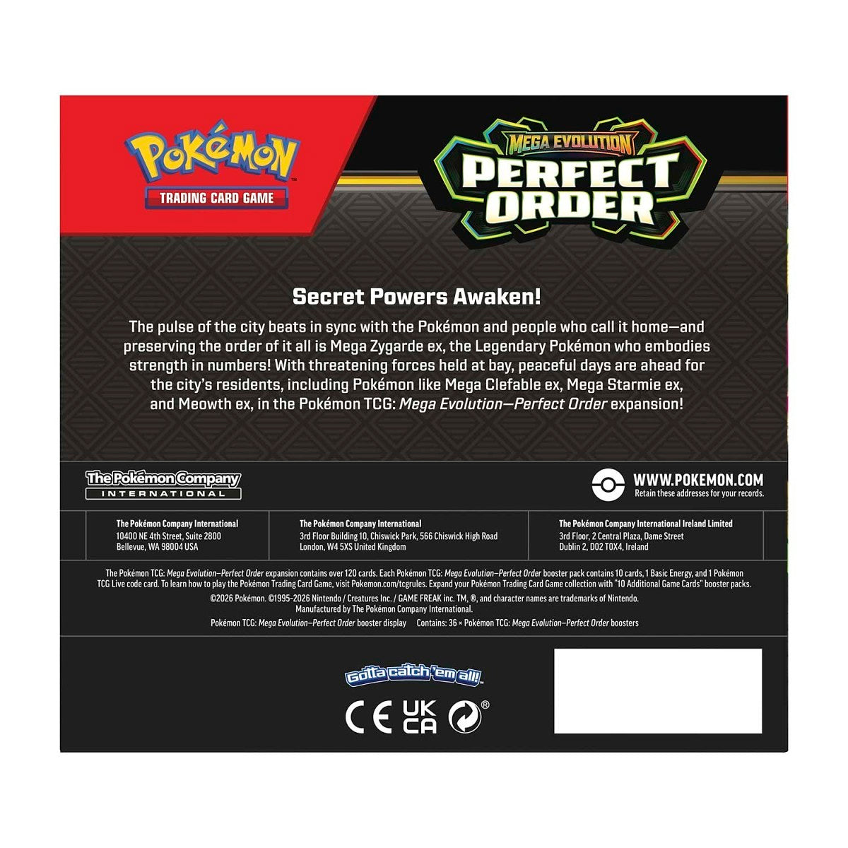Pokémon Perfect Order Booster Box