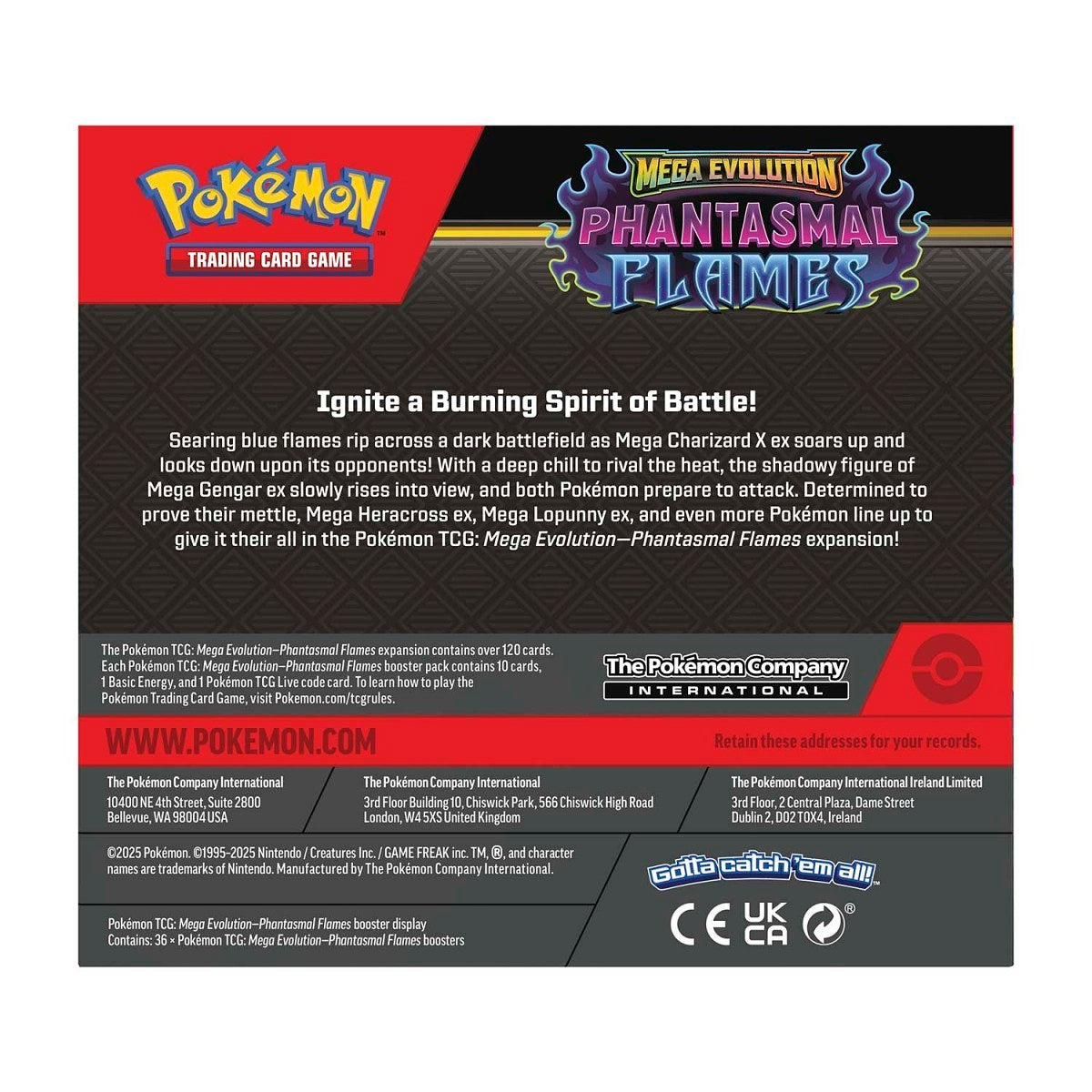 Pokémon Phantasmal Flames Booster Box