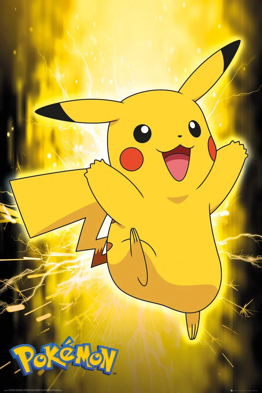Pokémon Poster Pikachu Neon 61x91