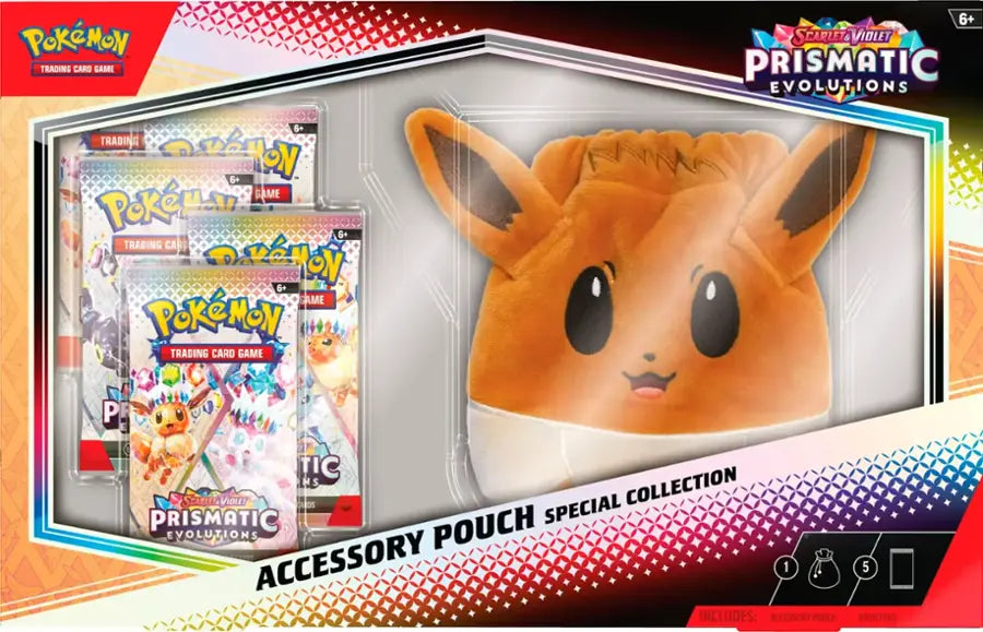 Pokémon Prismatic Evolutions Accessory Pouch Special Collection