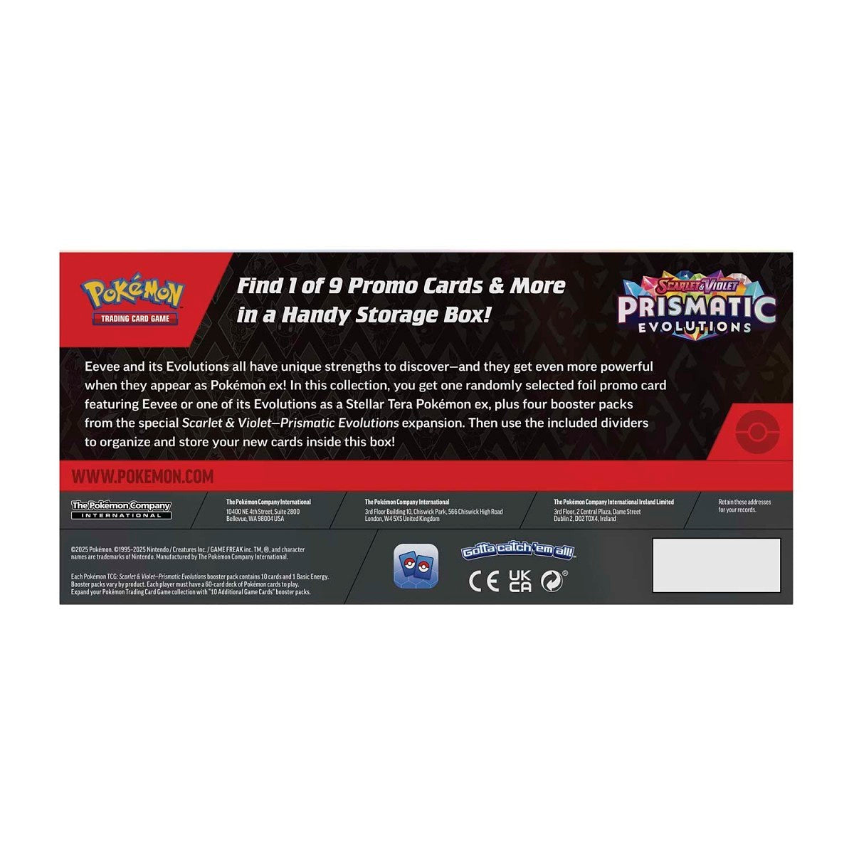 Pokémon Prismatic Evolutions Surprise Box