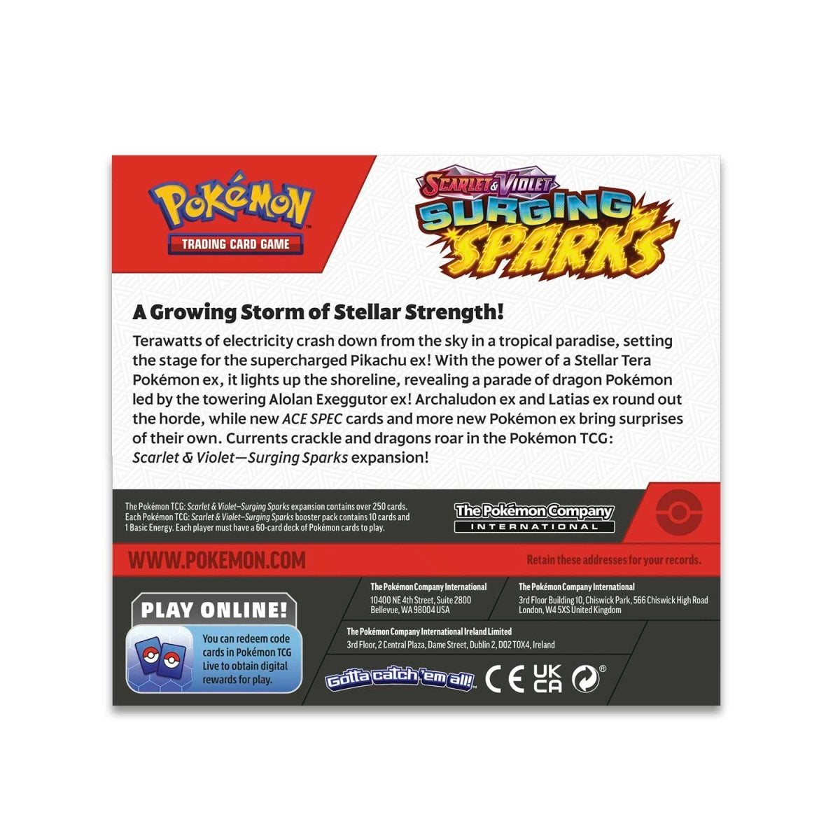 Pokémon Surging Sparks Booster Box