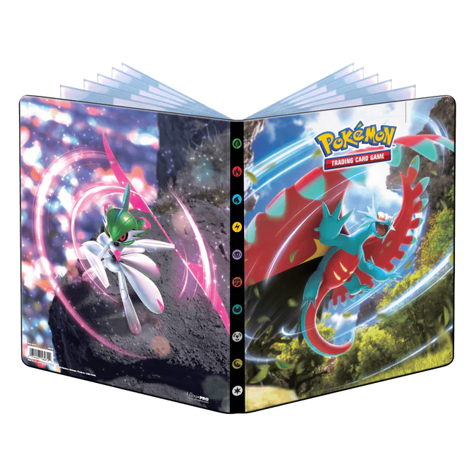 Pokémon 9-Pocket portfolio Scarlet and Violet Roaring Moon and Iron Valiant