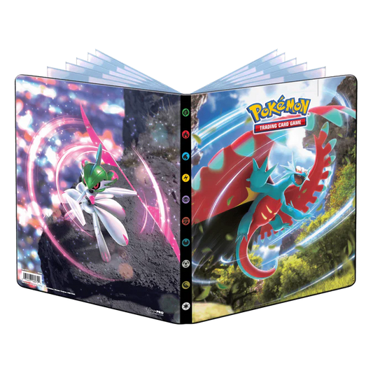Pokémon 9-Pocket portfolio Scarlet and Violet Roaring Moon and Iron Valiant