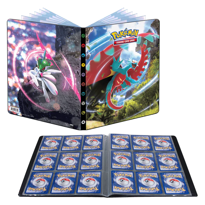 Pokémon 9-Pocket portfolio Scarlet and Violet Roaring Moon and Iron Valiant