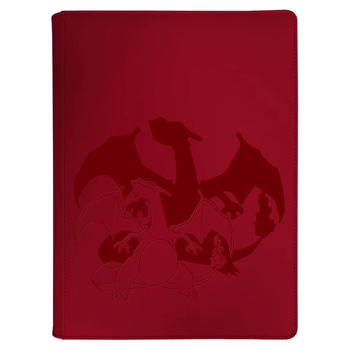 Premium 9-Pocket Zippered Pro Binder Charizard Fantasy World Premium 9-Pocket Zippered Pro Binder Charizard Fantasy World