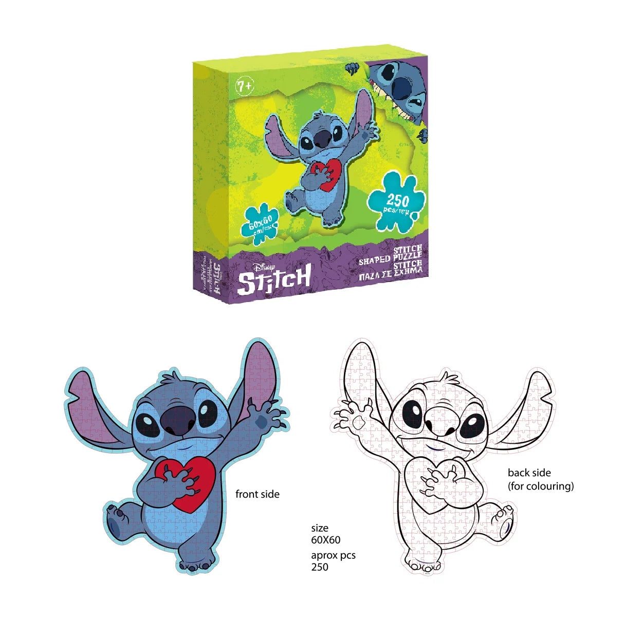Puzzel Disney Stitch Love 250 stukjes