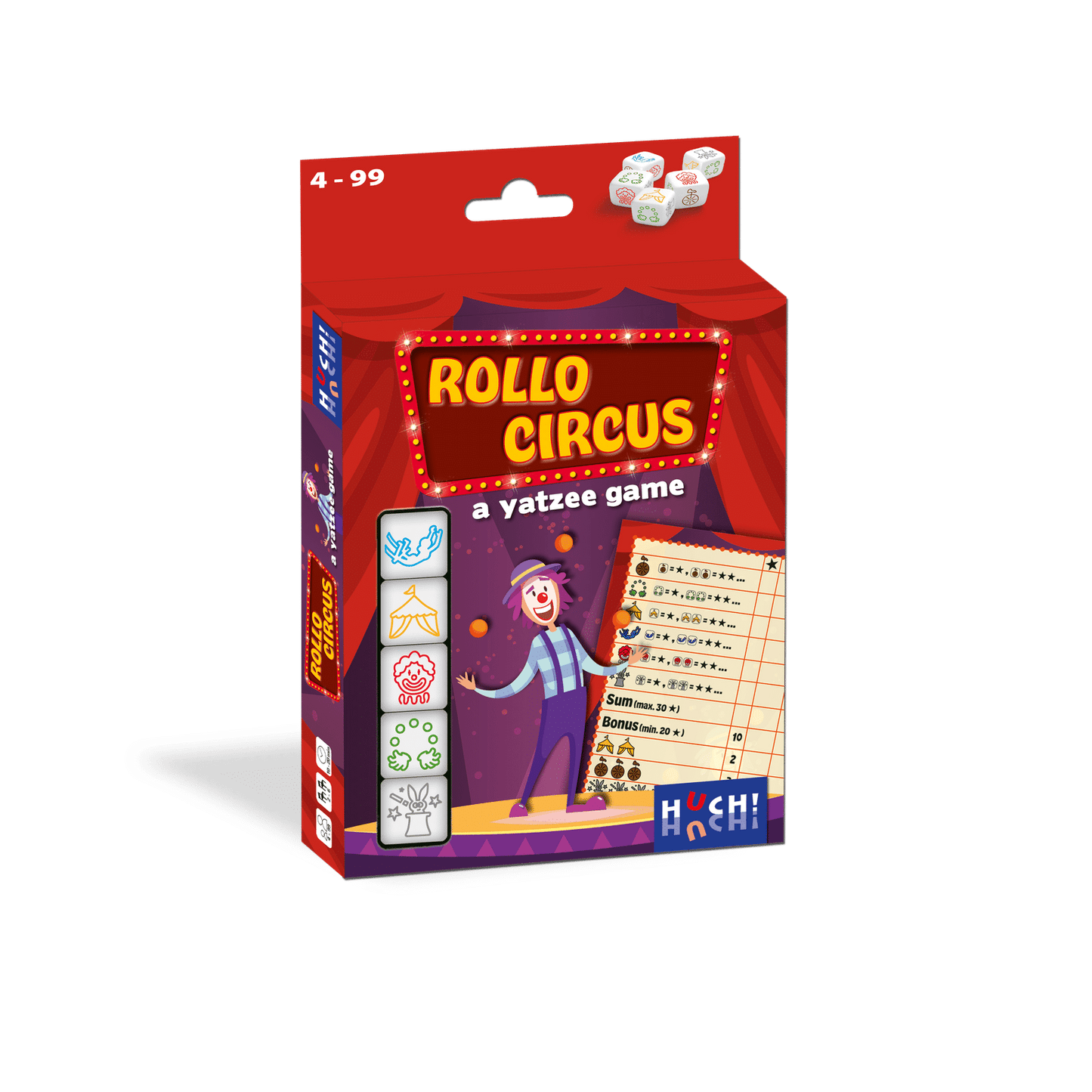 Rollo Circus a yatzee game