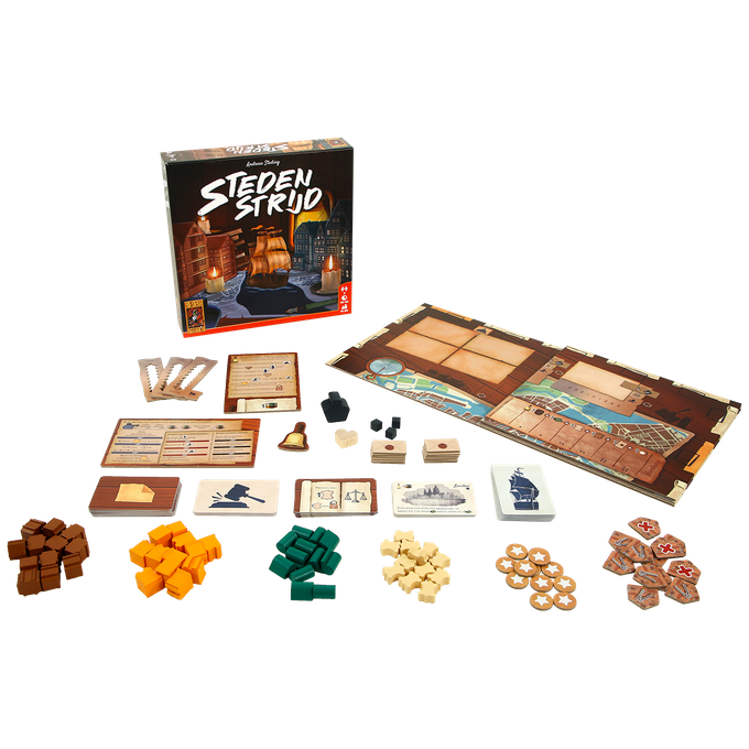 Stedenstrijd Bordspel