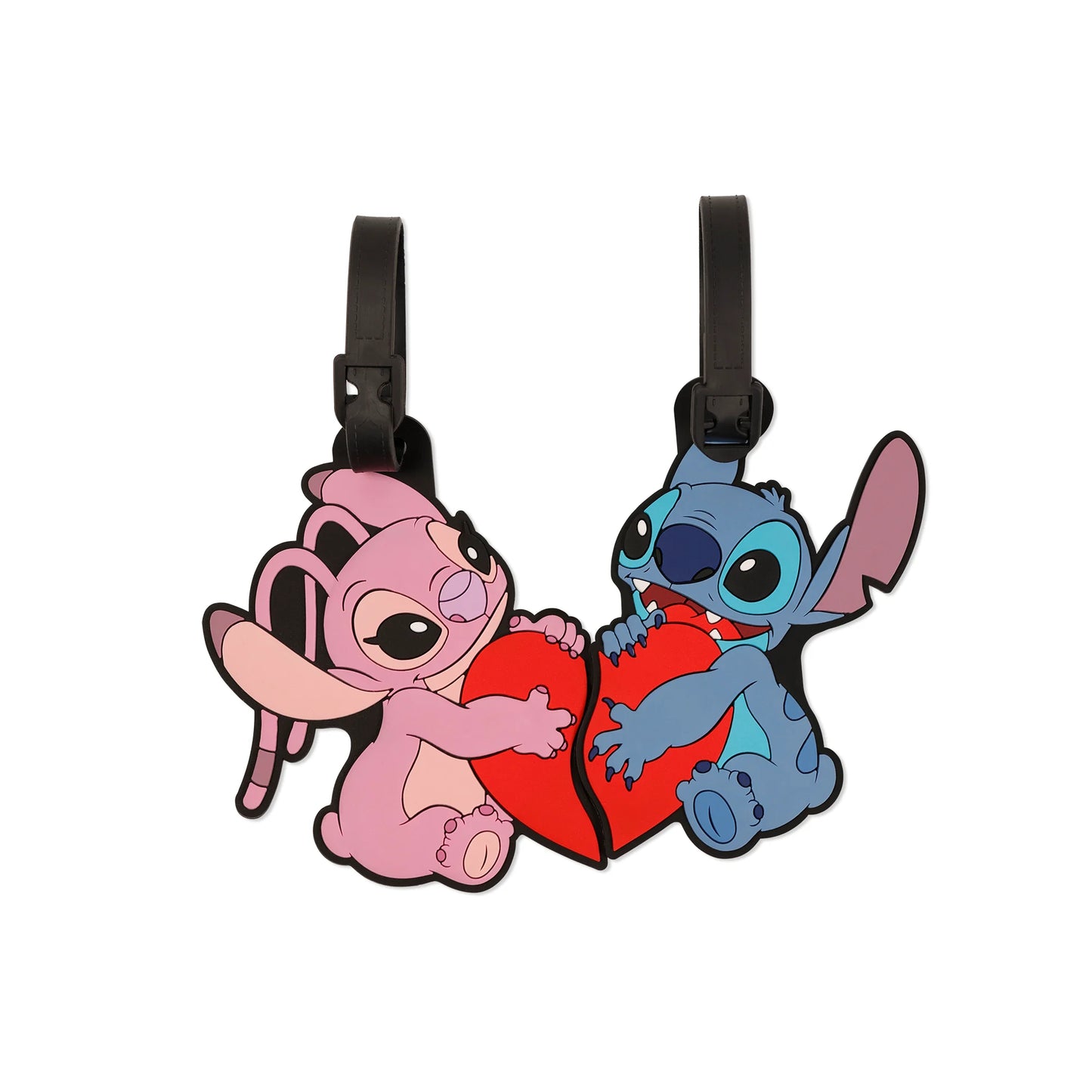 Stitch & Angel luggage tag set