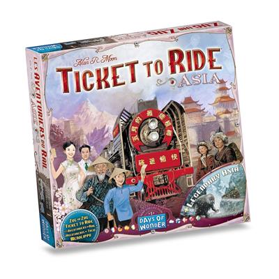 Ticket to Ride Asia uitbreiding