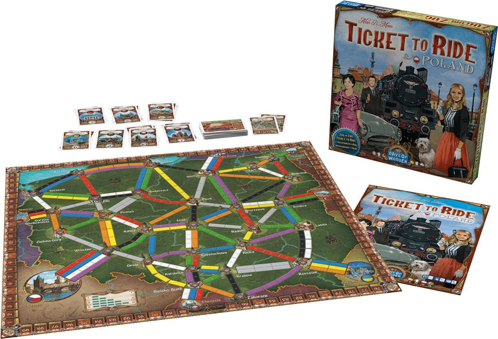 Ticket to Ride Polen uitbreiding