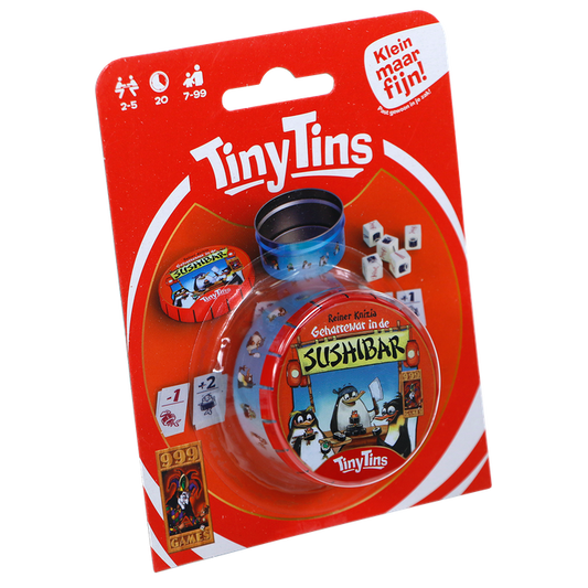 Tiny Tins Geharrewar in de Sushibar Dobbelspel