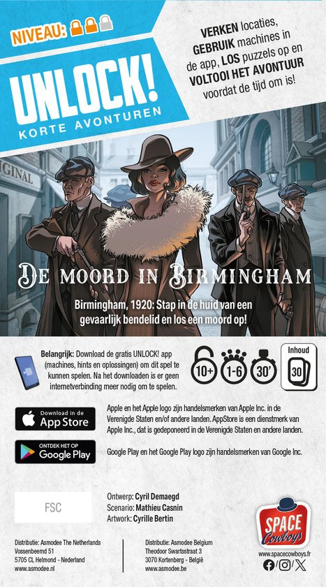 Unlock! Korte Avonturen 9 De moord in Birmingham