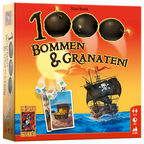 1000 Bommen & Granaten! Dobbelspel
