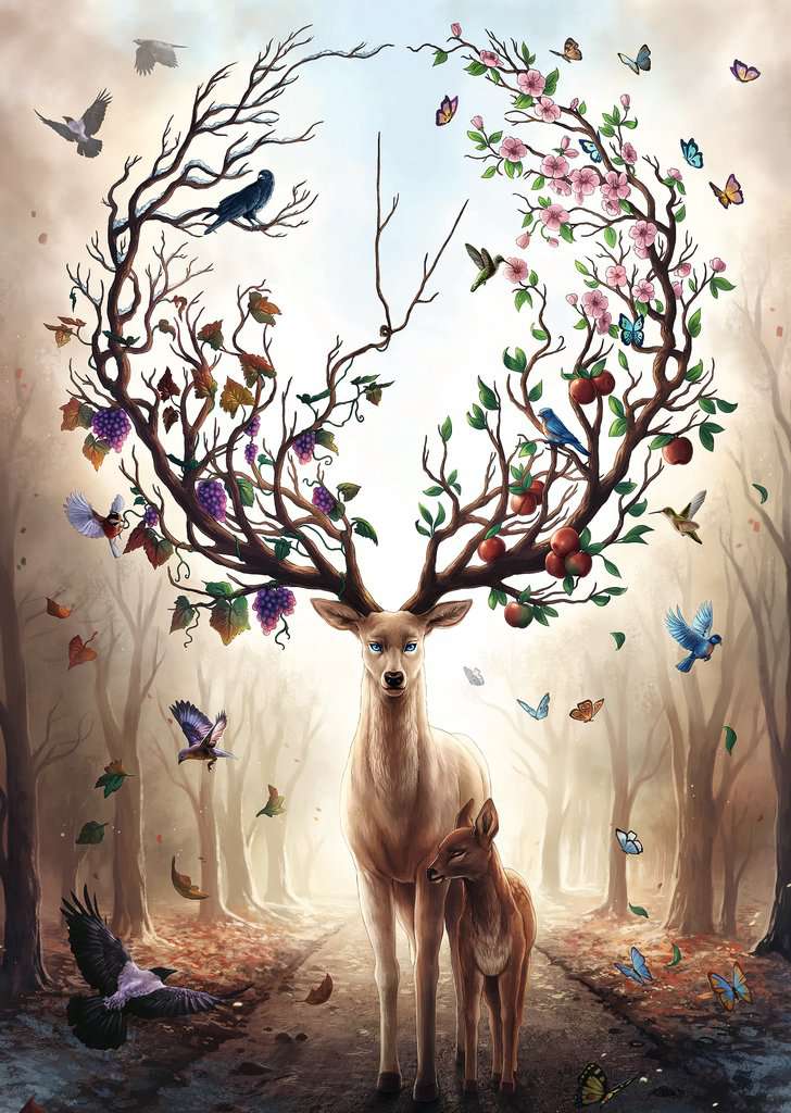 Puzzel Magisch hert 1000 stukjes