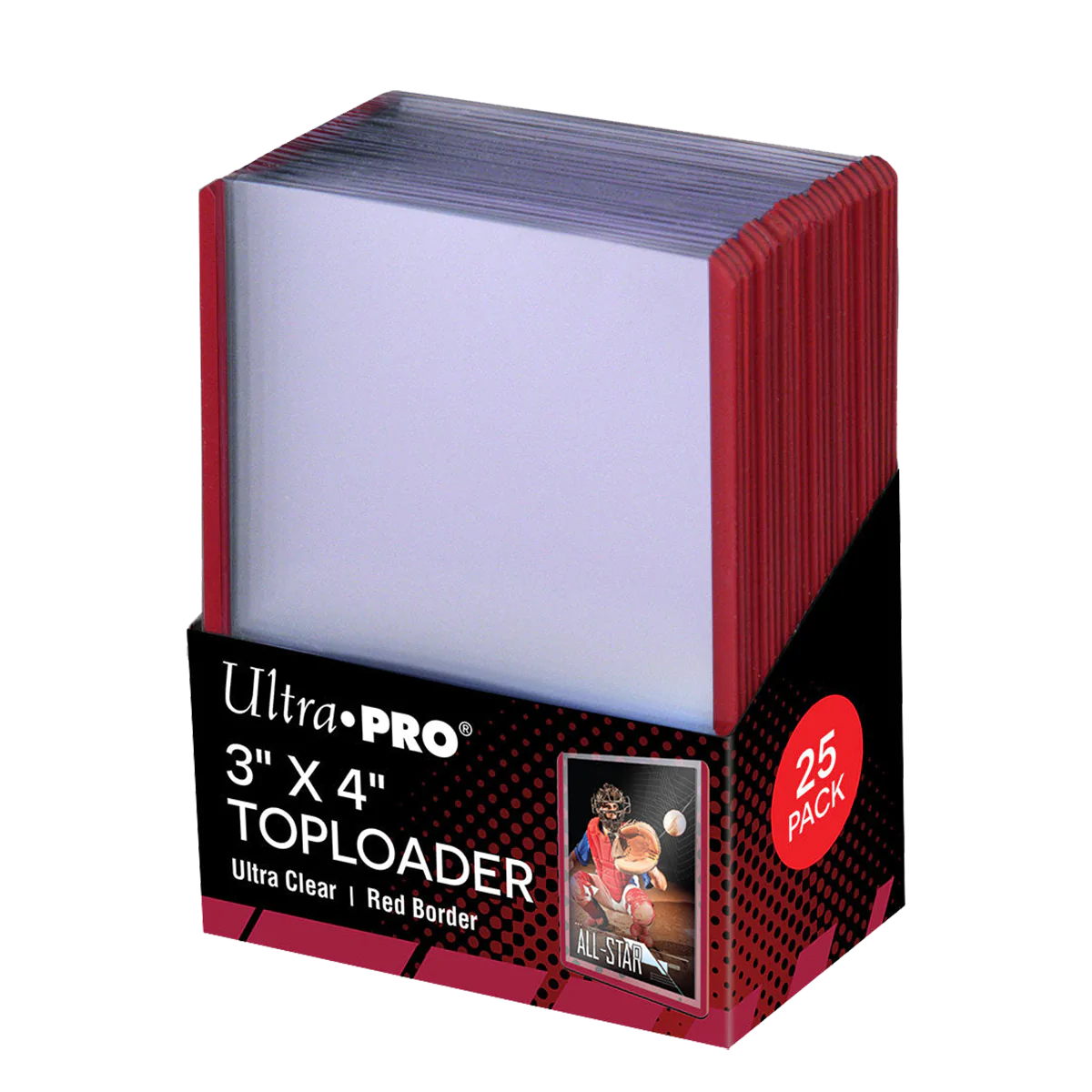 Ultra Pro Toploader Colored Border
