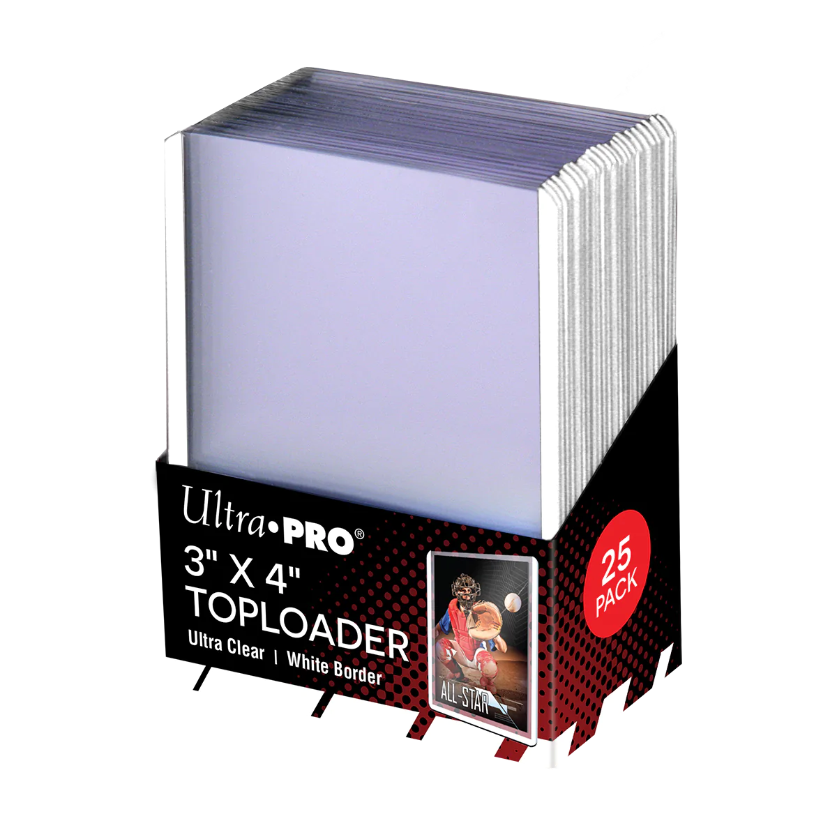 Ultra Pro Toploader Colored Border
