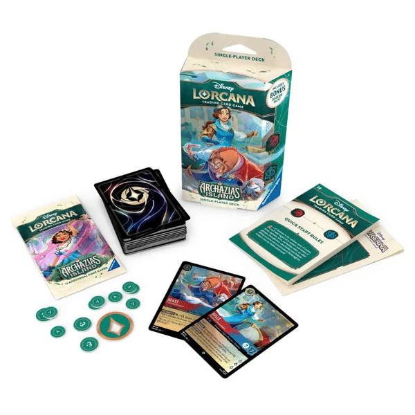 Disney Lorcana Archazia's Island Starter Deck Belle & Beast