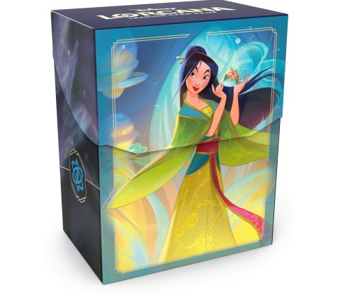 Disney Lorcana Fabled Deck Box Mulan