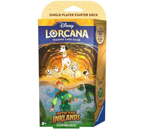 Disney Lorcana Into The inklands Starter Deck Pongo & Peter Pan