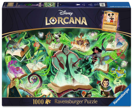 Disney Lorcana Puzzel Emerald 1000 stukjes + 1 promo card