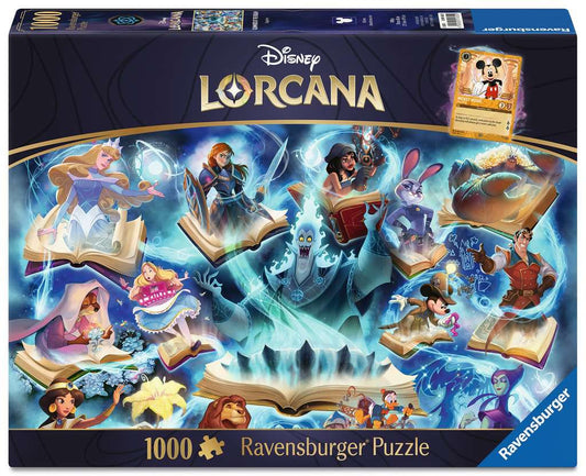 Disney Lorcana Puzzel Sapphire 1000 stukjes + 1 promo card