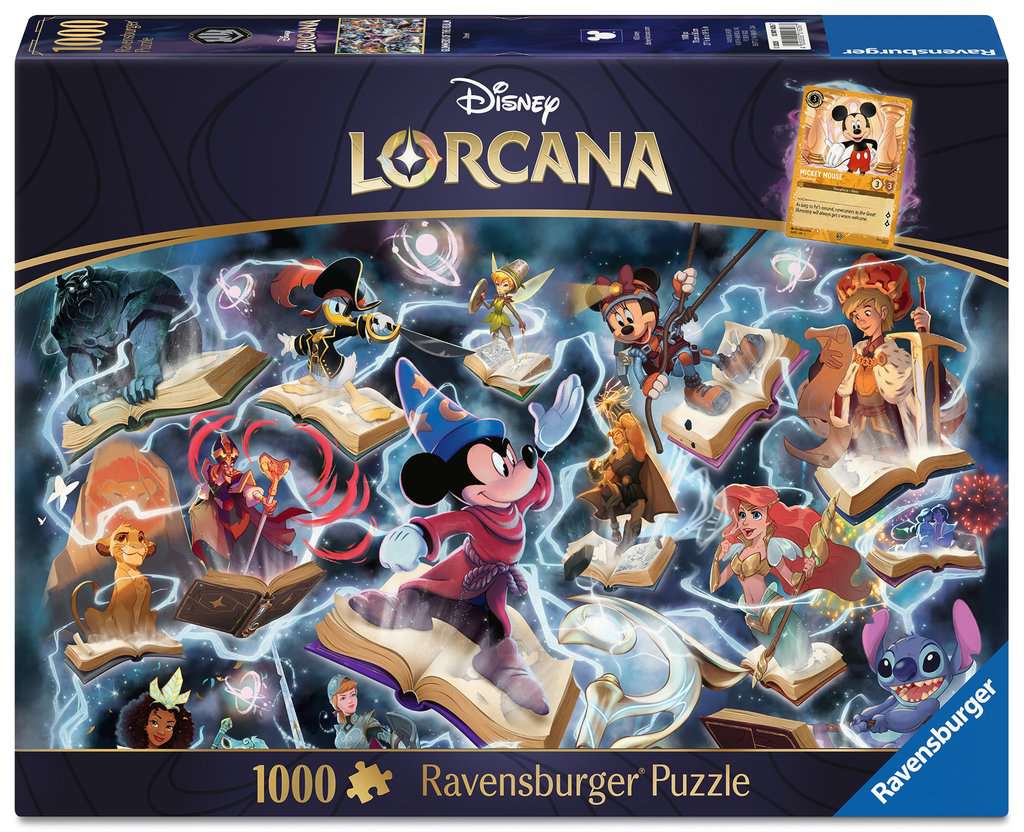 Disney Lorcana Puzzel Steel 1000 stukjes + 1 promo card